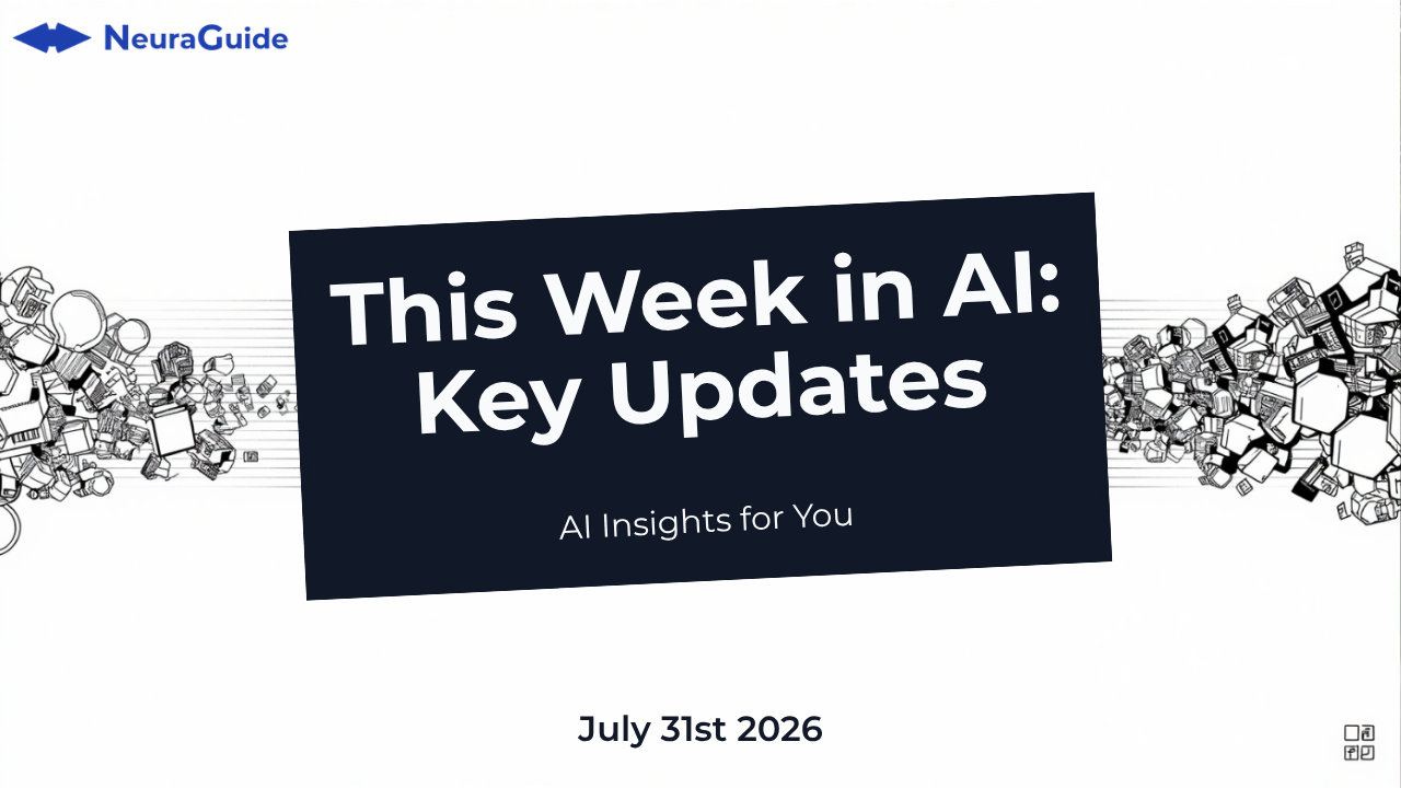 This Week in AI: July 25 – 31, 2026