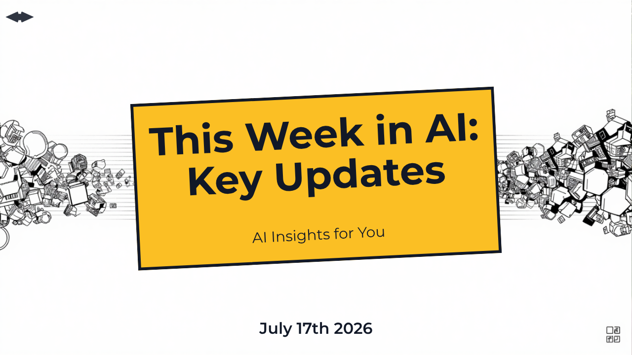 This Week in AI: July 11 – 17, 2026